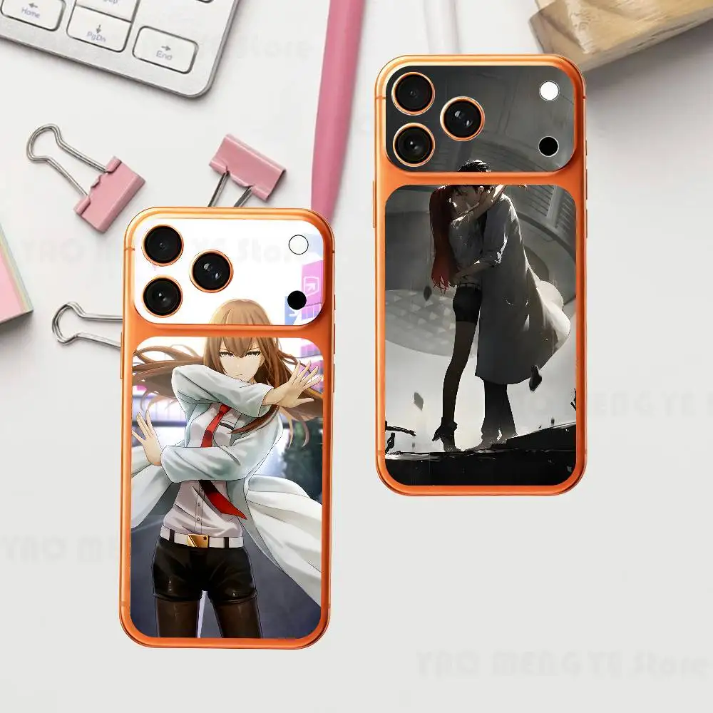 

Steins G-Gate Anime For IPhone 17 Pro ProMax Full Back Cover Decal Wrap Skin Rear Protective Sticker Film