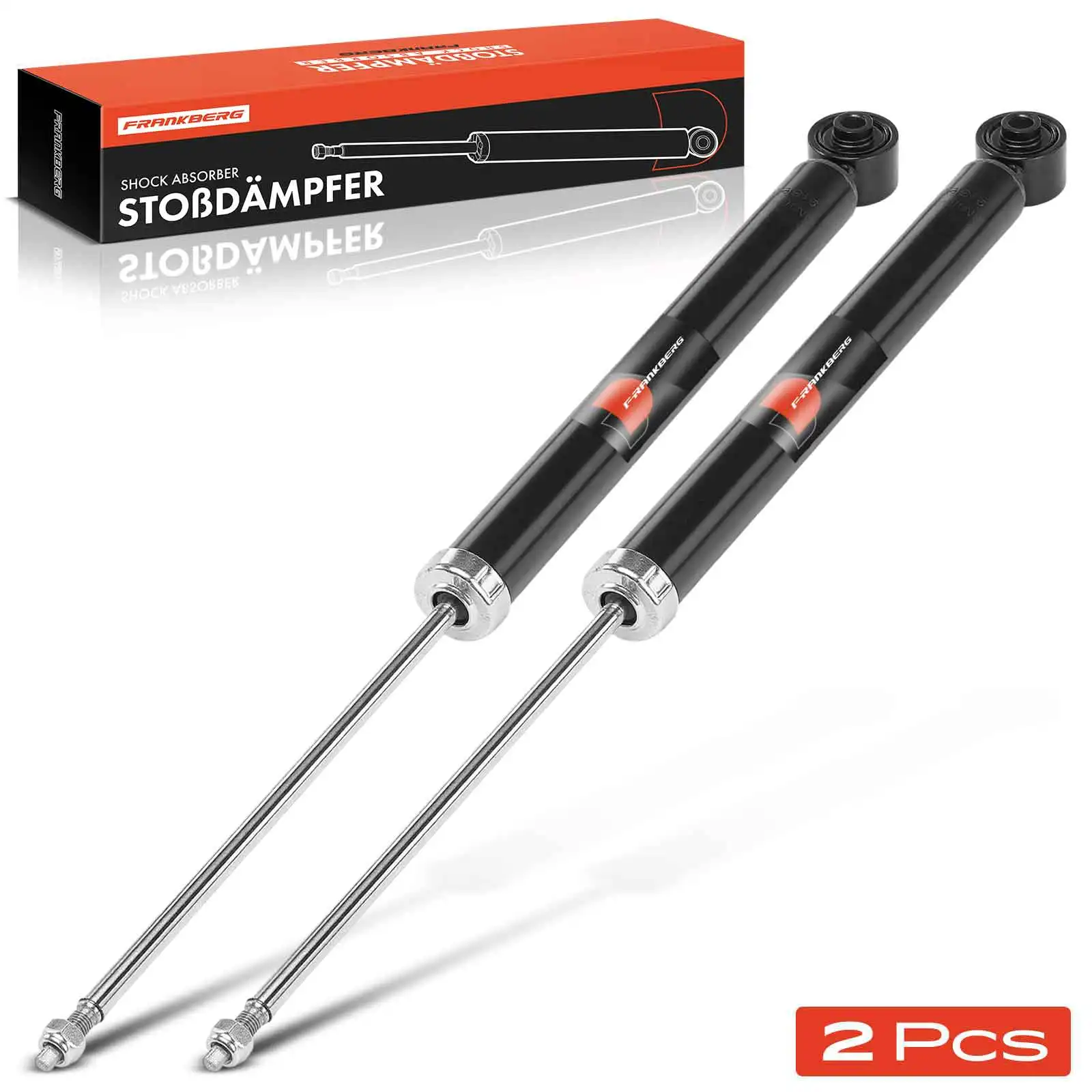 Frankberg 2x schokdemper Gasdruk Achteras Links Rechts voor VW Polo Taigo Skoda Scala Seat Arona KJ7 KJP Ibiza V 3430074