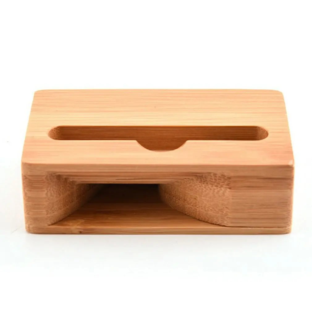 Hot Mobile Phone Loudspeaker Holder Bamboo Sound Amplifier Speaker For Iphone Xiaomi Huawei Phone Wooden Holders Desktop Stand