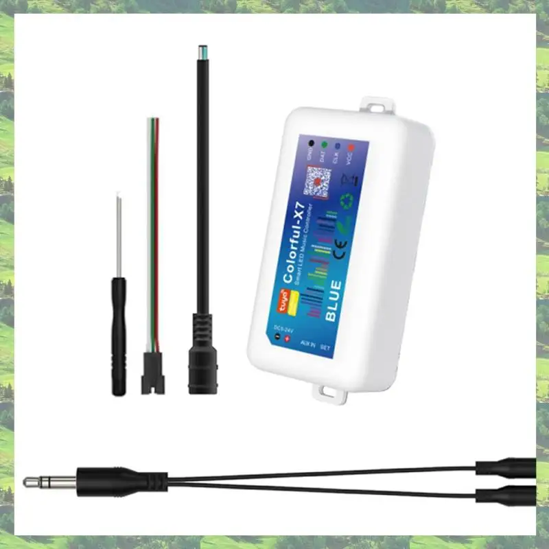 A59Z-RGB LED Strip Light Controller DC5V-24V Tuya Bluetooth Music Controller Ambient Light Controller Smart App Control