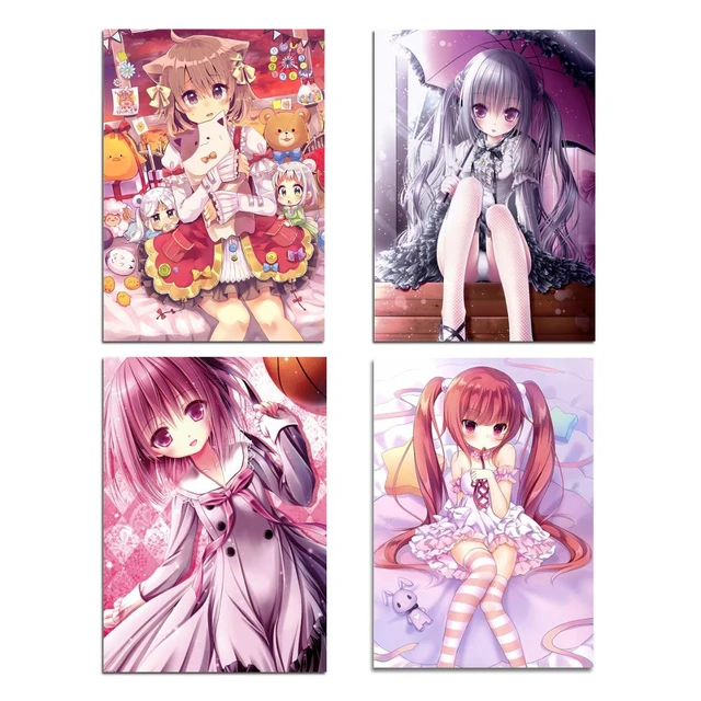 Loli Sweet Little Loli Anime Little Girl Lolita Japanese Manga Art Print Silk  Poster Home Wall Decor - AliExpress