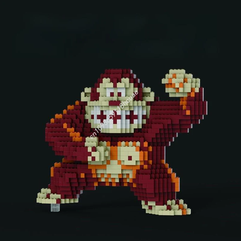 

1209 шт. MOC Donkey Kong Скульптуры Строительные блоки Рождество STEM Обучающие вдохновения Неограниченное количество творчества для семьи Подарок