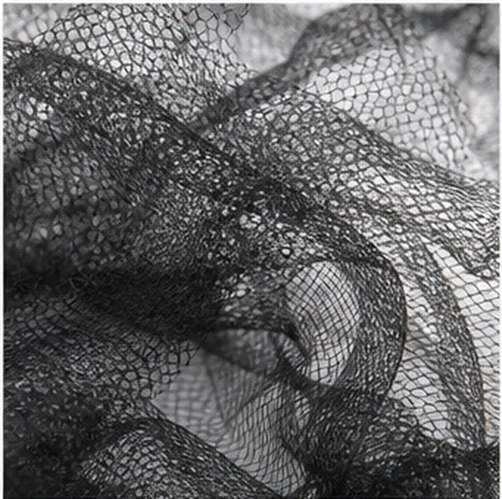 100Pcs Black Hair Nets Invisible Elastic Mesh Hairnets for Women Ballet Bun Dance Hair Wraps Hairnets for Women