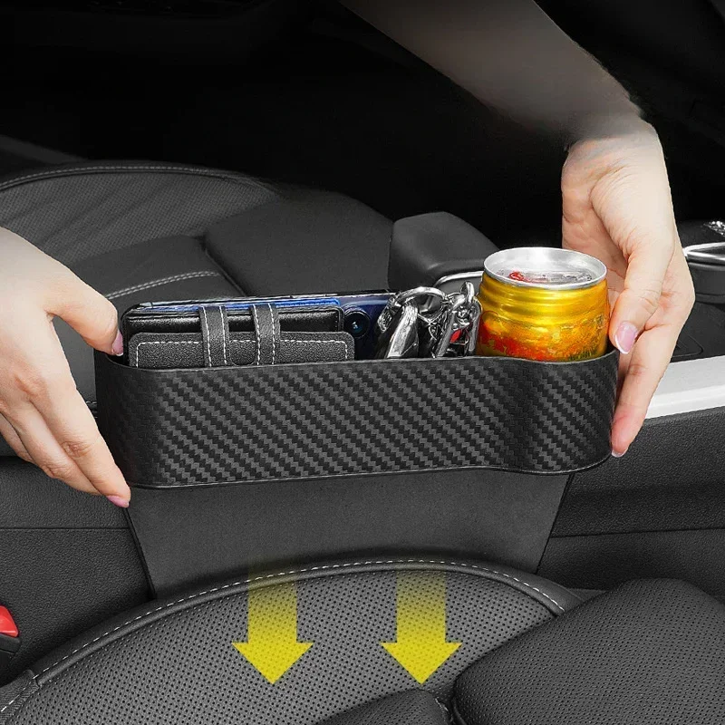 Car Seat Gap Storage Box, Multi-functional Car Seat Storage Box, Can Store Mobile Phones, Keys, and Car Utility Accessories