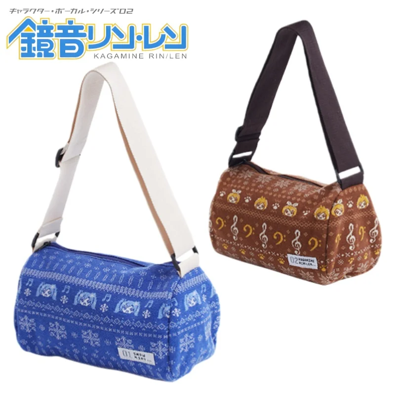 

Новая вязаная сумка через плечо Kagamine Rinto с героями мультфильмов Хацунэ Мику, сумка через плечо, товары в стиле аниме, праздничный подарок для поездок на работу