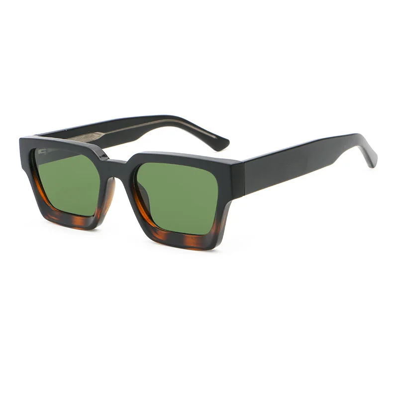 New Square Frame Sunglasses with Pin Inserts, Premium Western Fashion Unisex Eyewear, UV Protection Sun Glasses for Daily Wear
