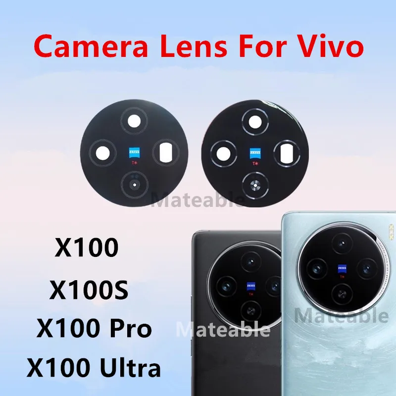 

X100 X100Pro Camera Lens For Vivo X100 Pro Ultra X100S Camera Glass Housing Rear Back Lens Cover Repair Parts