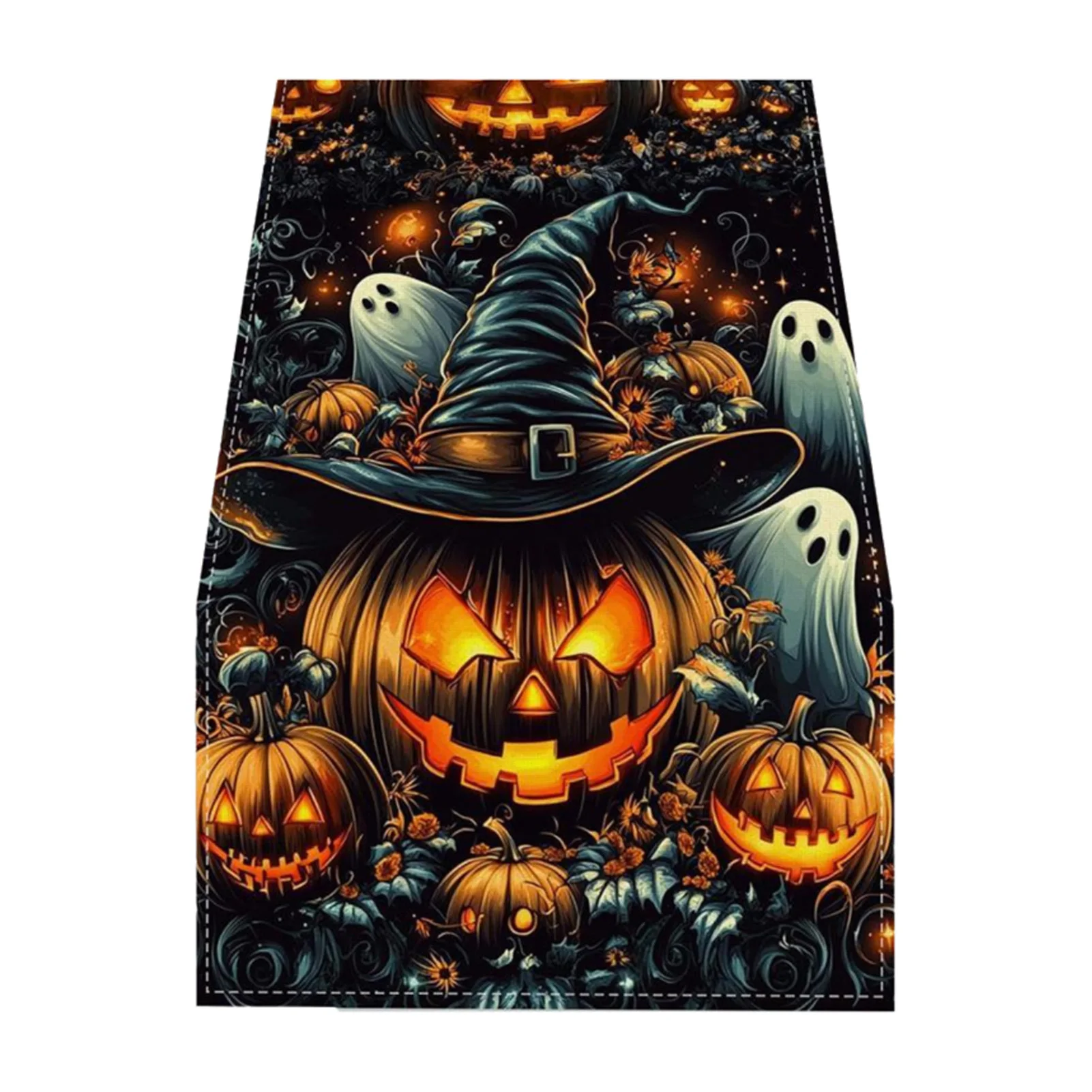 Halloween Table Runner Easy To Wash Dry And Reuse For Indoor Halloween Decor Decor Indoor 33*275cm
