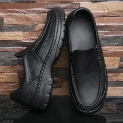 2023 Men Shoes New Non-slip Chef Shoes Lightweight Loafers Waterproof and Stain Resistant Sneakers for Men Work Shoes