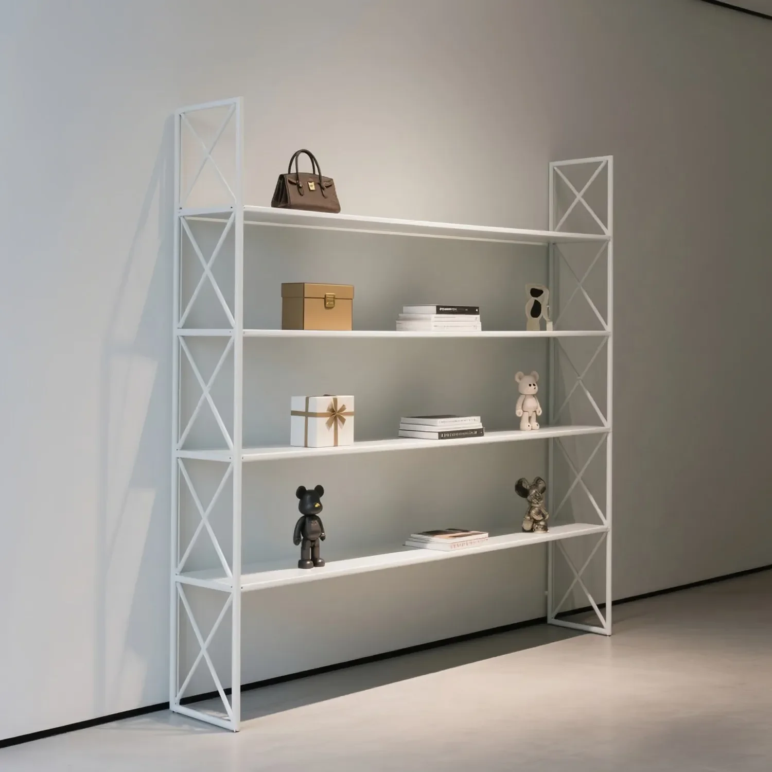 Light luxury display cabinets, shelves, hairdressing product display racks, maternity and baby store samples, beauty salons