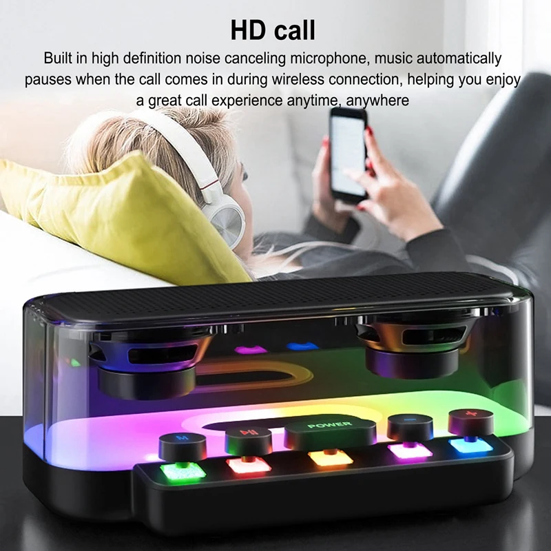 RGB Bluetooth Portable Car Subwoofer Speaker 3