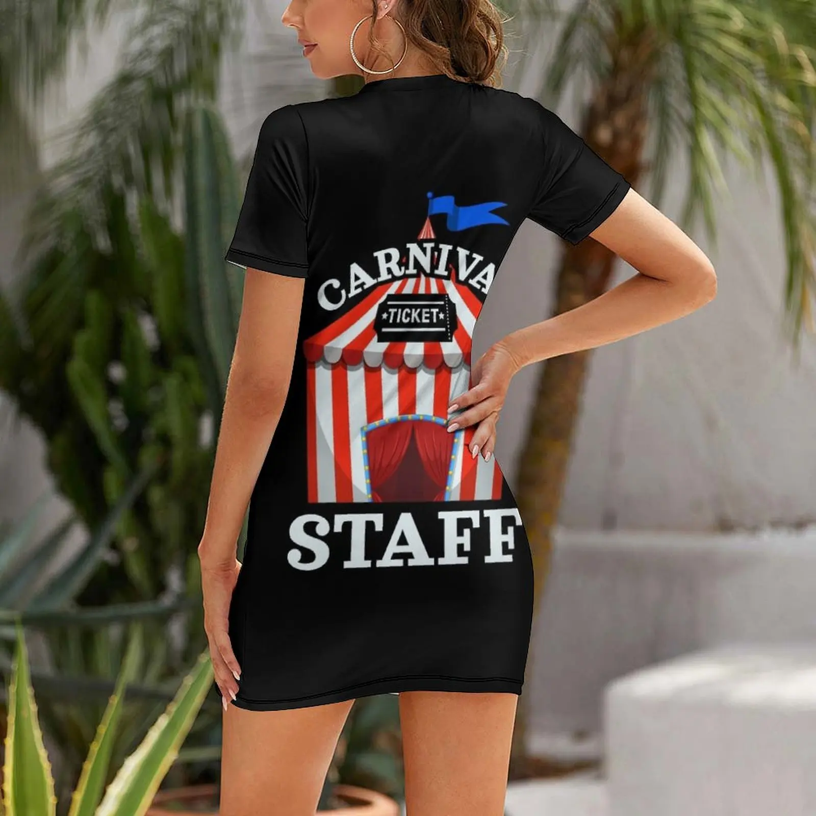 Funny Carnival Staff Circus Event Crew Ringmaster Lover Short Sleeved Dress dress women summer 2024 long sleeve dresses