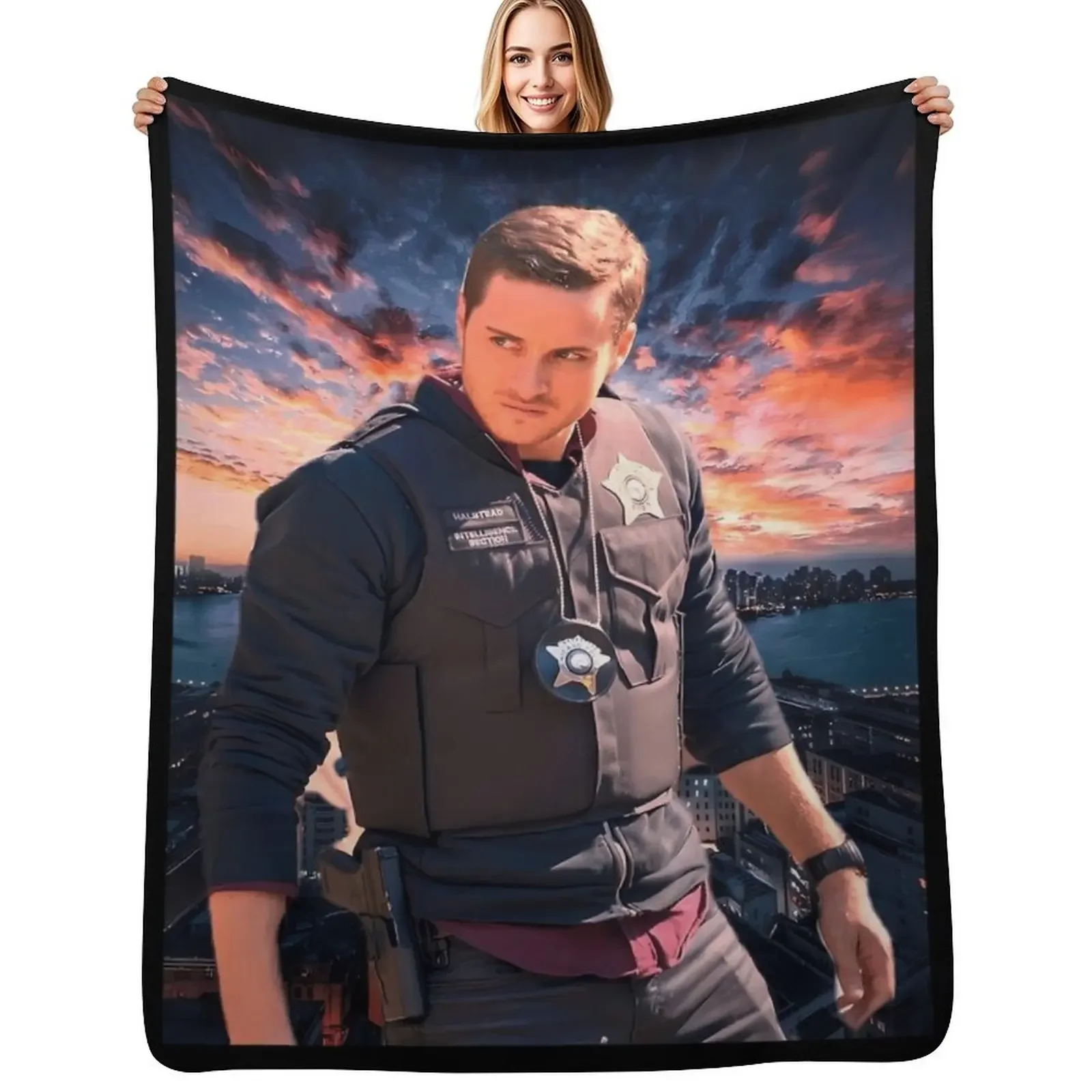 Jesse Lee Soffer manta personalizada decorativa de verão manta fina