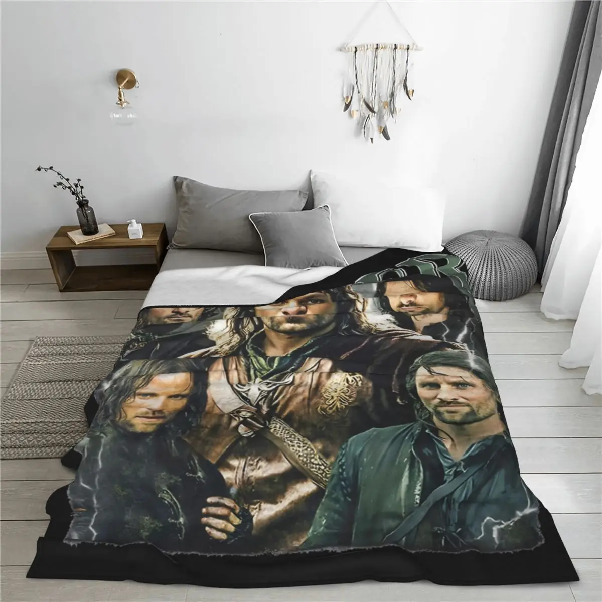 Hozier Funny Meme Aragorn Blanket Coral Fleece Plush Summer Multi-function Ultra-Soft Throw Blankets for Sofa Couch Quilt