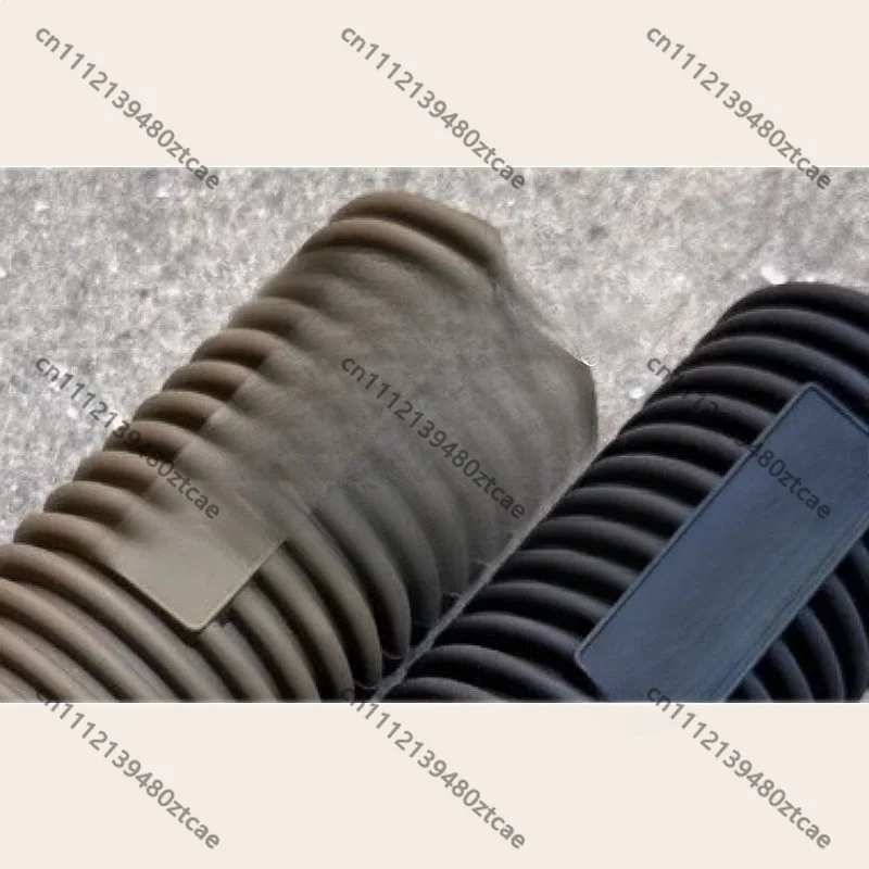 Universal Rubber Decorative Muffler Cover Dustproof Anti-scratch Protective Sleeve Adjustable Tailorable Protective Case