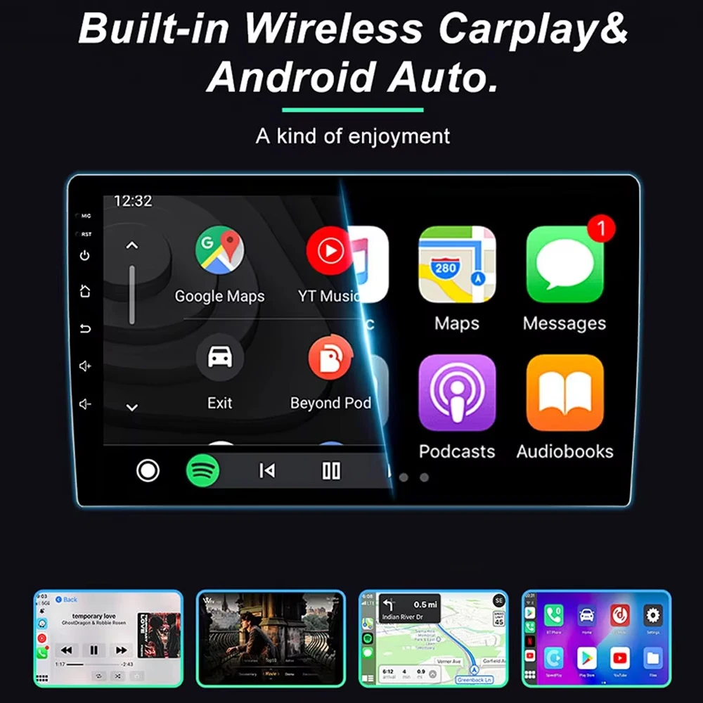 Android15 Car Radio Wifi Navi For Ford Mondeo S-max Focus C-MAX Galaxy Fiesta Transit Fusion Connect Kuga Multimedia GPS BT WIFI