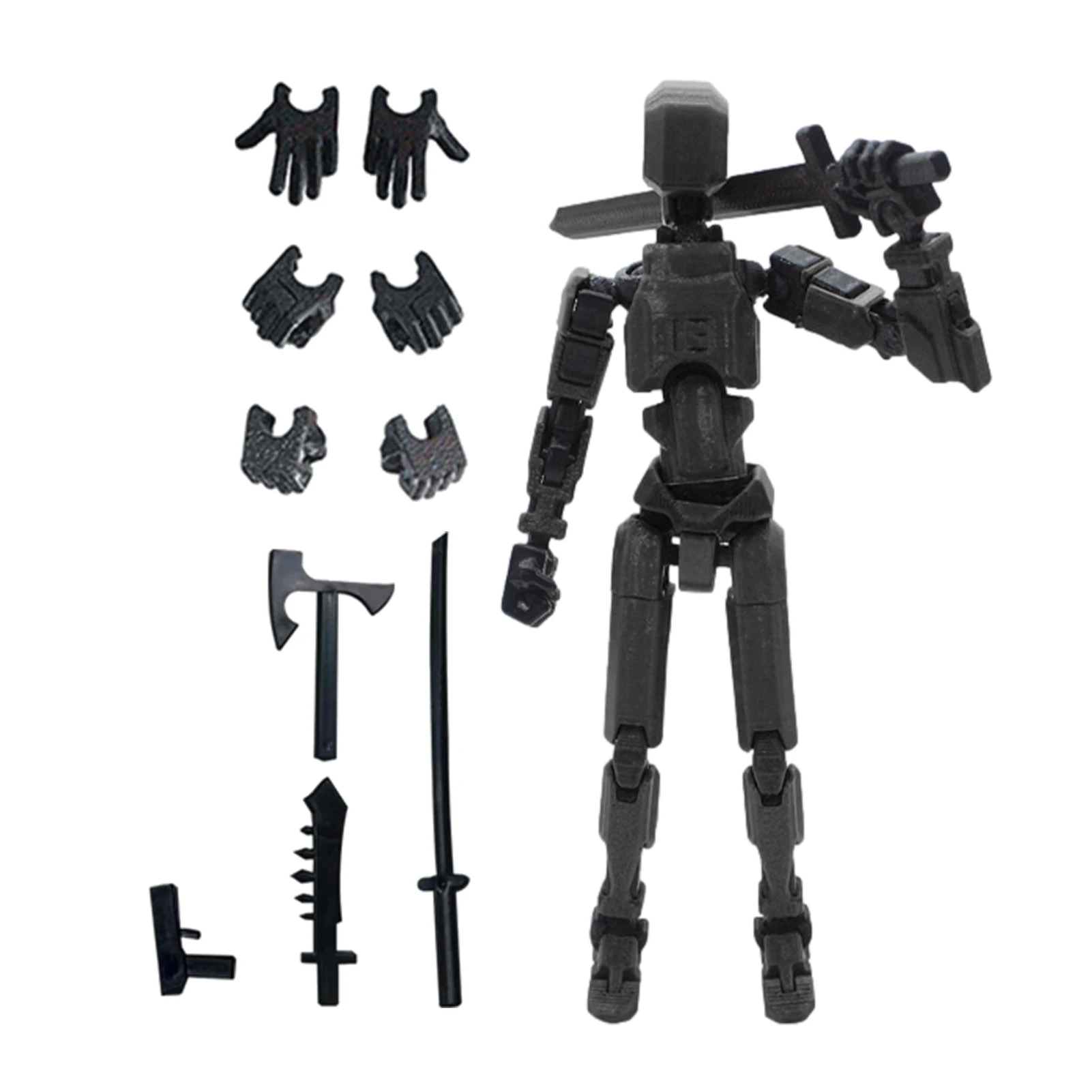 1 STKS 13 Gewrichten Figuur Gelede Beweegbare Dummy Pop Diy Montage Speelgoed 3D Gedrukt Action Figure Stop Motion Animatie Dummy - afbeelding 1