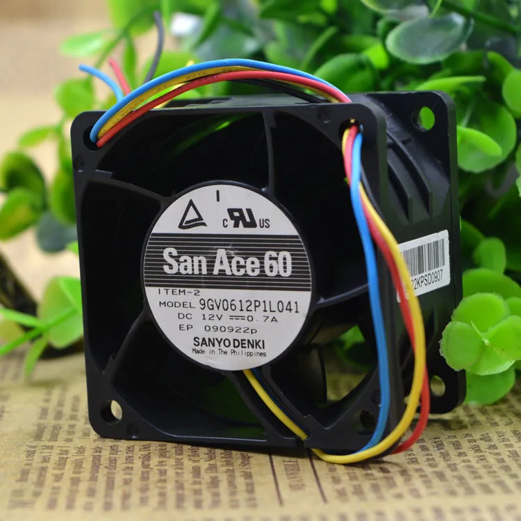 5pcs* NEW ORIGINAL 9GV0612P1L041 12V 0.7A 6CM 6038 60*60*38mm COOLING FAN