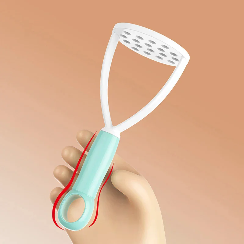 Kitchen Portable Manual Potato Masher Food Grade Plastic Carrot Pumpkin Mud Press Machine Fruit Vegetable Tool