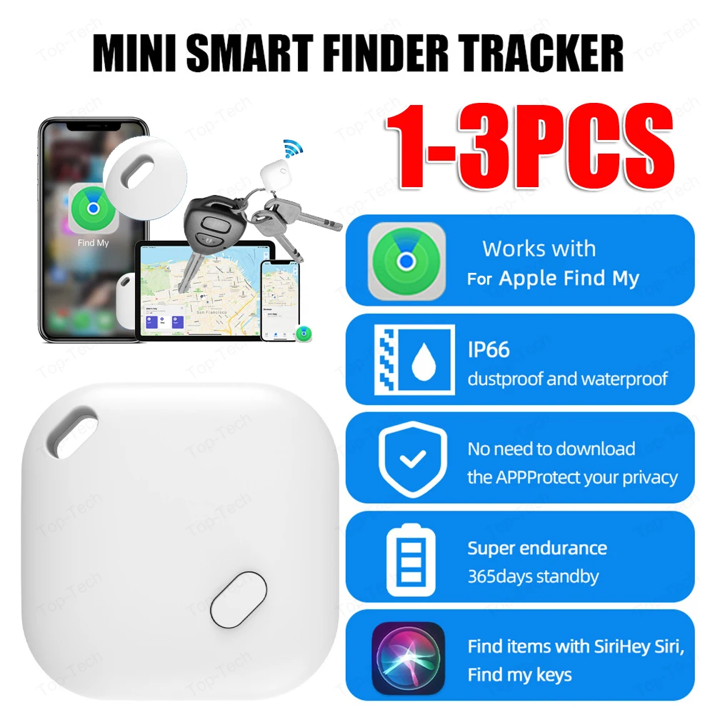 Bluetooth Tracker Long Battery Anti Lost Reminder Device Portable Finder Gps Tracker For Dogs For Apple Find My Gps Car Locator