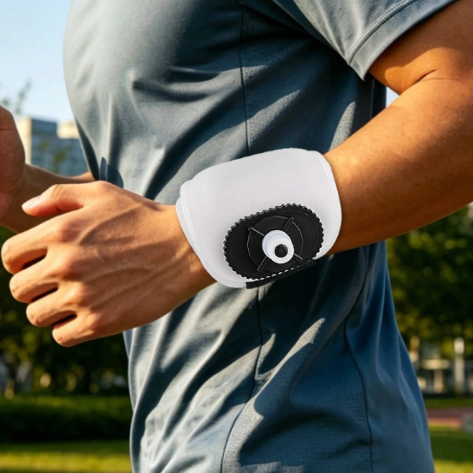 Wrist Water Bottle with Strap Portable Wrist Water Bottle Comfortable Secure for Runners, Running, Cycling