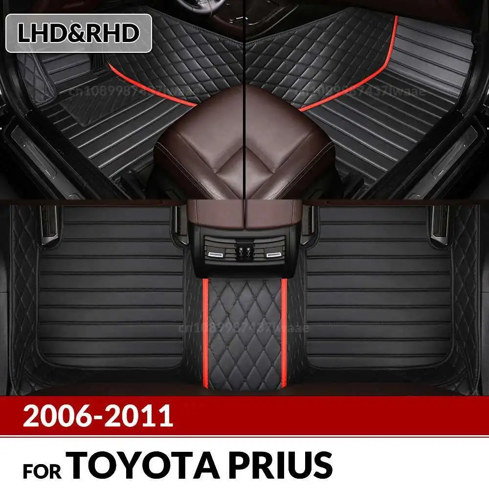 

Car Floor Mats For Toyota Prius 2006 2007 2008 2009 2010 2011 Custom Auto Foot Pads Automobile Carpet Cover Interior Accessories