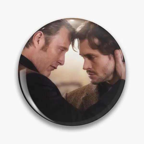 Season 2 Hannigram Murder Husbands 3  Soft Button Pin Decor Collar Funny Brooch Fashion Lapel Pin Gift Cute Jewelry Cartoon