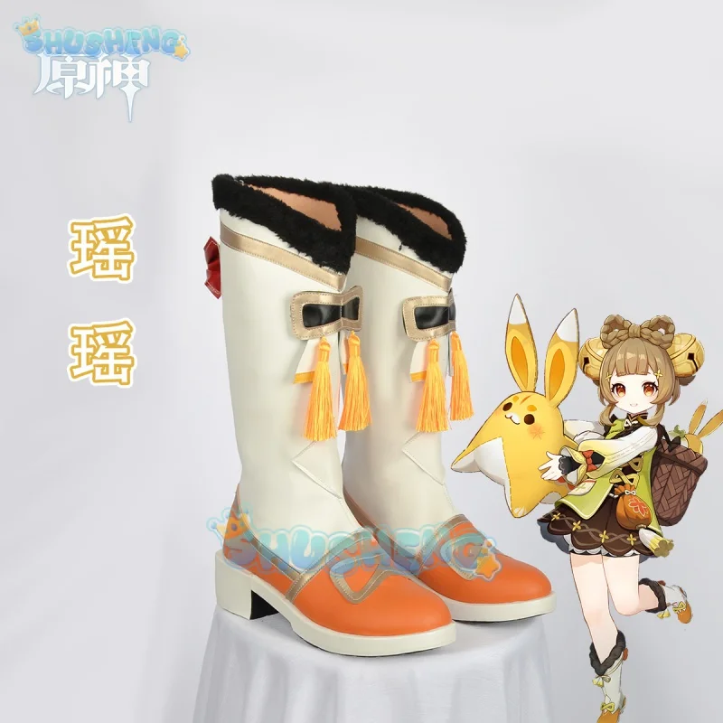 

Genshin Impact cos Yaoyao cosplay Anime game character shoes