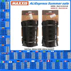 MAXXIS ASPEN ST Original XC Off-road Bicycle Tires Mountain Bike Vacuum Tires Anti Puncture Tubeless Bike Tire 29x2.1/2.25/2.4