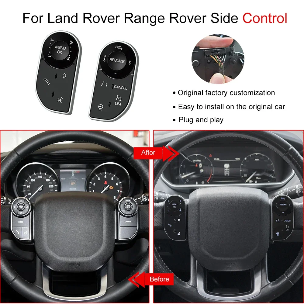 Car Steering Wheel For Lands  rover Discovery 5 range rover vogue Sport Smart Control Auto Parts Car Accessories