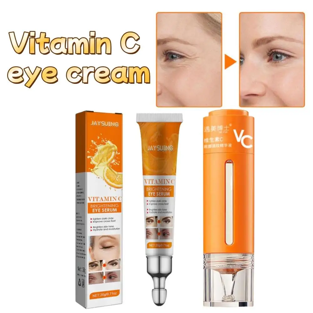 

15ml Vitamin C Essence Eye Massage Reduces Eye Wrinkles And Dark Circles Spots Antioxidant Moisturizing Eye Essence ﻿