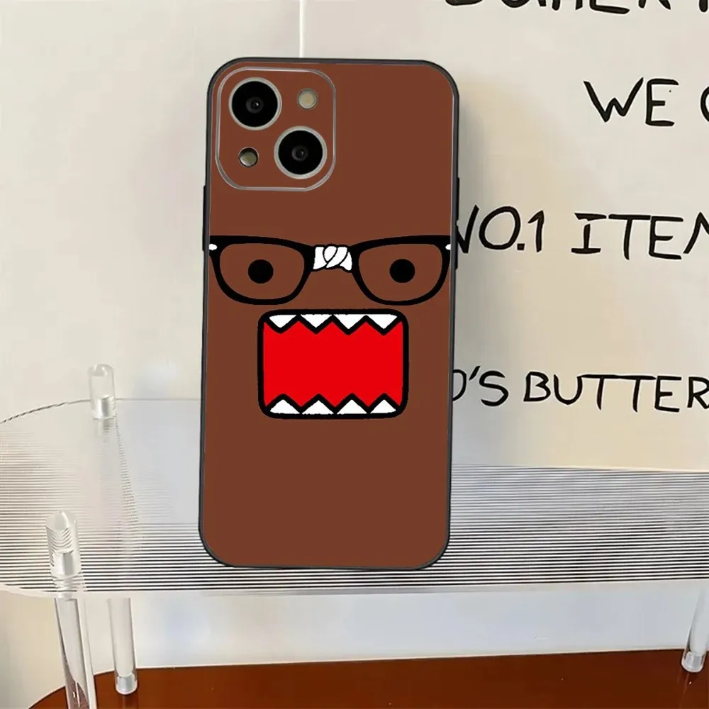 Cute Domo kun Phone Case For iPhone 11,12,13,14,15,XS,XR,X,Mini,Pro,Max,Plus Shell