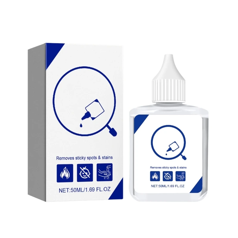 Adhesivos para automóviles, agente limpiador pegamentos, eliminación segura, herramienta limpiadora multiusos 50ml