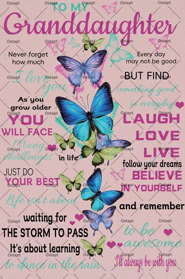 Letrero inspirador de metal para abuela y abuelo, regalo para mi sobrina, con la frase 'Nunca olvides cuánto te quiero', decoración de pared para el hogar.
