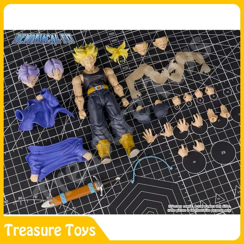 Demoniacal Fit Trunks Figuur Dragon Ball Super Saiyan Trunks De Komende Een Gratis De Toekomst Anime Action Figure Model Speelgoed Geschenken