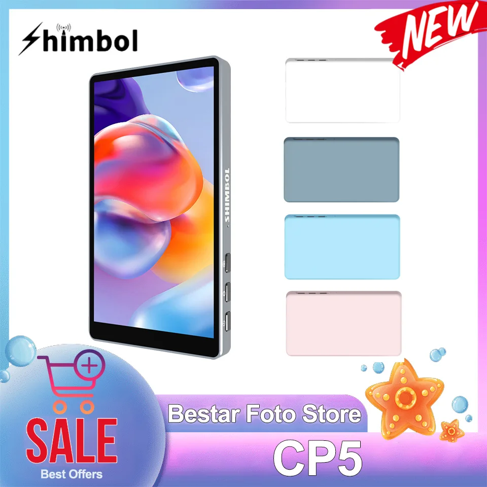 

SHIMBOL CP5 5" FHD 1080P Touch High Brightness Screen Rear Camera Selfie Monitor for Vlogging with Long Transmission Distance