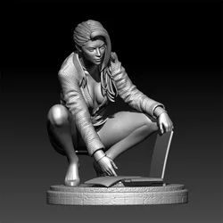 1/24 1/18 Resin Model Kit Office Woman Figure Sculpture Unpainted No Color RW-1335