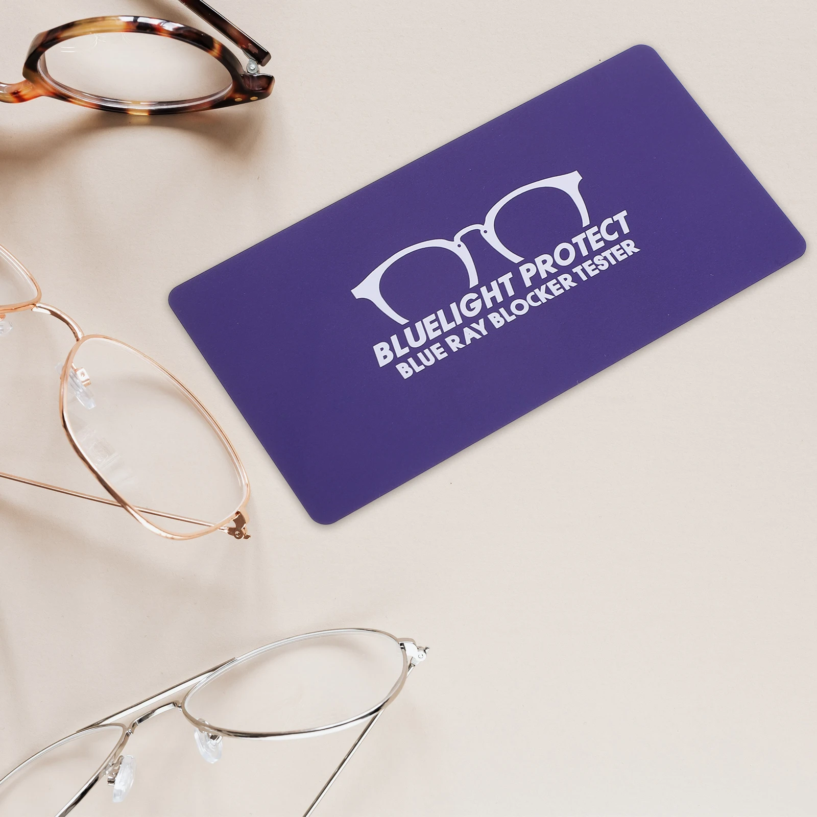 

20 Pcs Blue Light Test Cards Ray Detection Glasses Testing Supplies Lens Check Accessories For Optometry Hospital Use