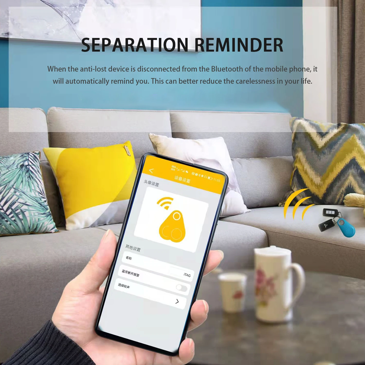 4 Pack Bluetooth Anti-Lost Device Smart Two-Way Alarm Tracker Wallet Mobile Phone pet Elderly Children Anti-Lost Device Key