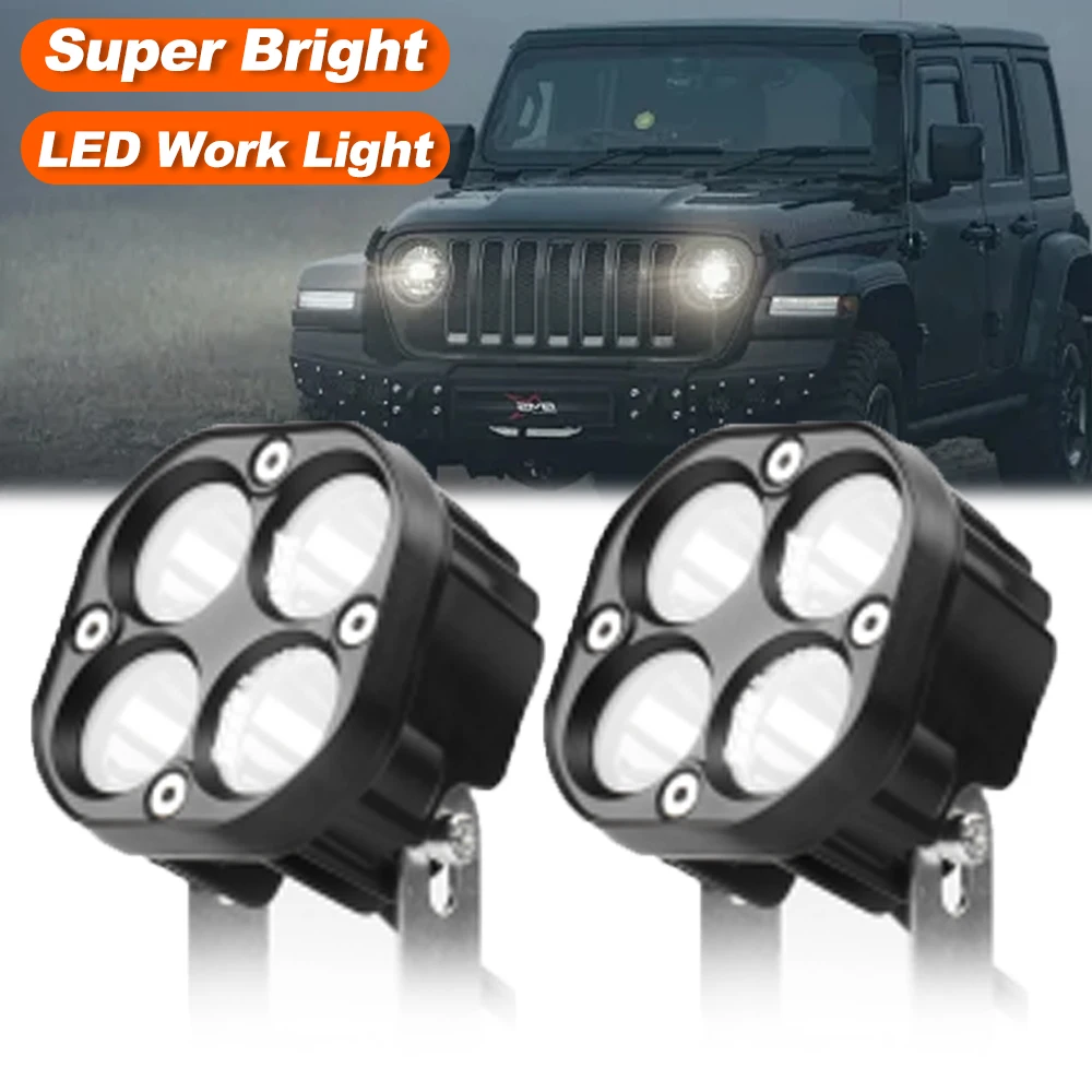 

Car Lights Driving Headlamp Bulb Super Bright For Truck Tractor Off Road ATV UTV Jeep Golf cart Boat Led Work Lights for Truck