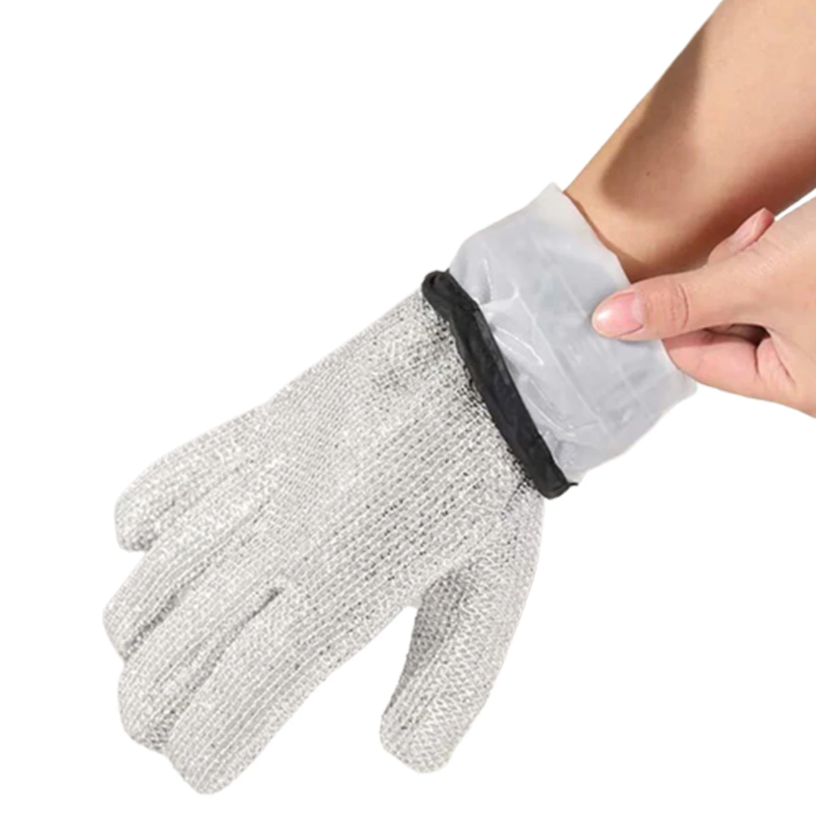 Wire Dishwashing Gloves Multi-functional Waterproof Dish Cleaning Glove Kitchen Thermal Insulation Anti-scalding Mittens