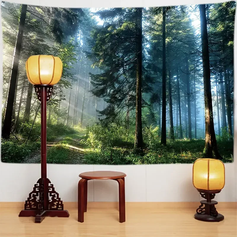 Scene Tree Forest Tapestry Tree Tapices Room Wall Art Home House Bedroom  Aesthetic Decor For 2023 Tapiz Y2k Arazzi Hanging