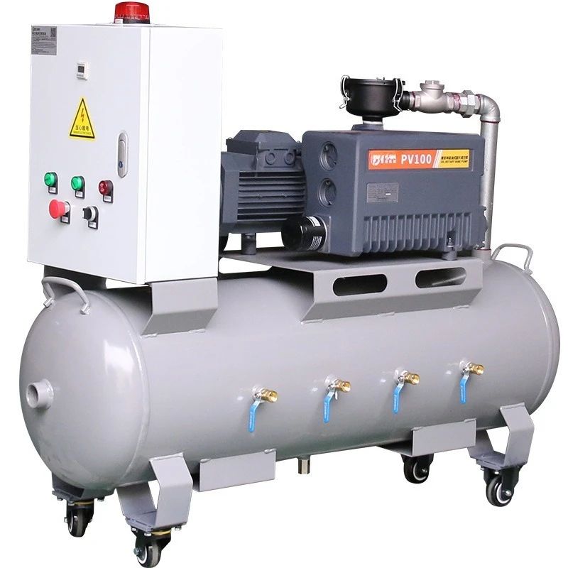 Vacuum pump unit, automatic pressure maintaining vacuum system negative pressure station, industrial use