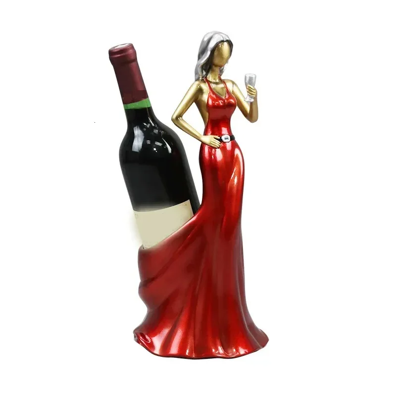 

Nordic Winered Wine Rack Stylish n Holder Display Beer Whisky Bottle Stand Home Bar Decor