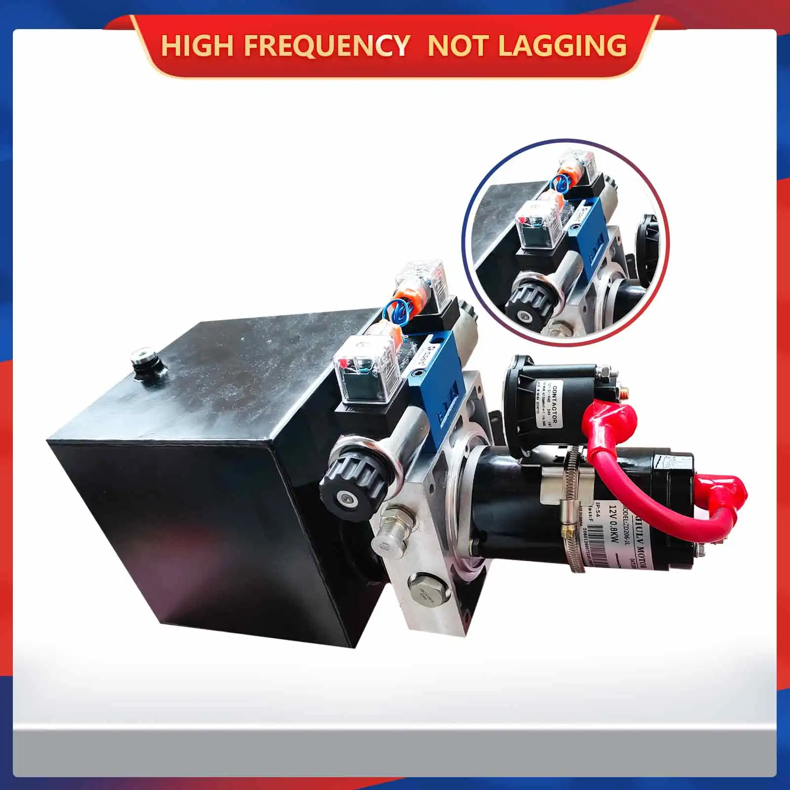 0.8 kW double-acting remote-controlled hydraulic power unit
