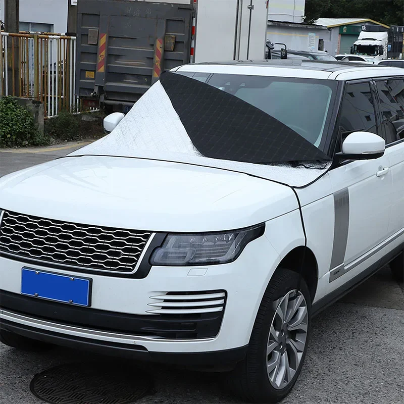 

For Land Rover Range Rover Vogue 2023 Car Windshield Snow Anti Frost Cover Windproof Winter Ice Snow Shield Trim Car Accessories