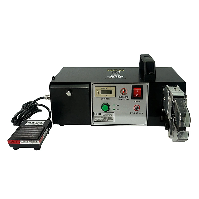 EM6B2 Or EM6B2-PRO Electrical Type Terminal Crimping Machine Tools Crimp Variety of Terminals Equipped with 7 Crimping Dies