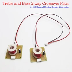 1 pair Audio Speaker Treble Bass Speaker Crossover Divider amplifier for 27