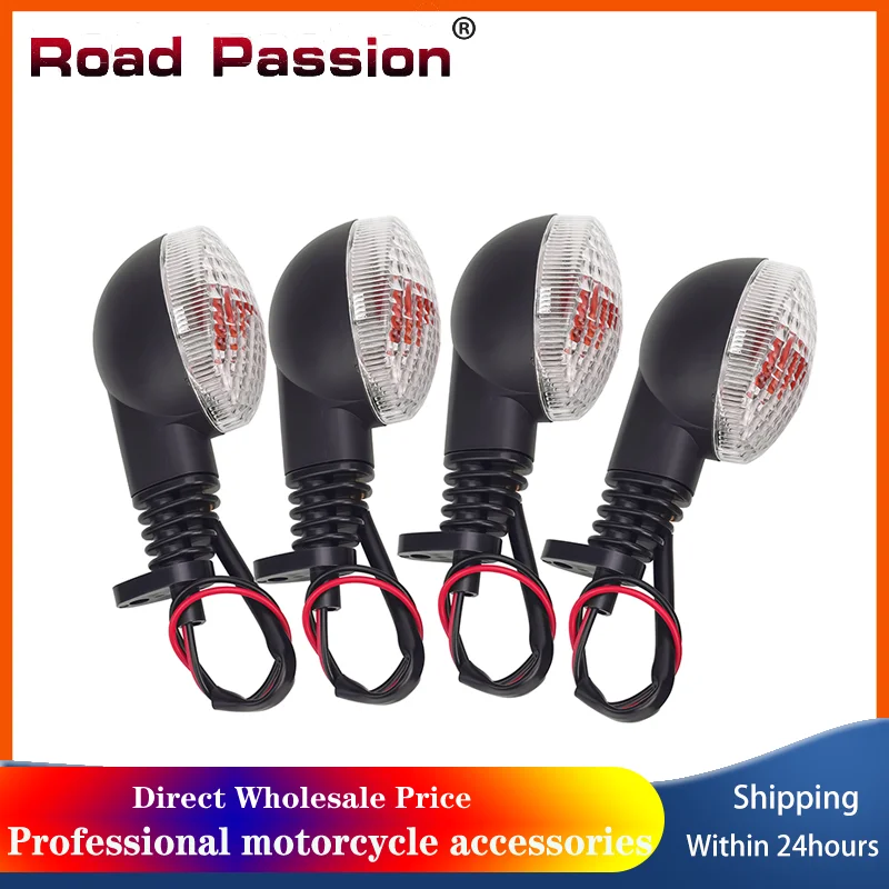 

Road Passion Motorcycle Turn Signal Light Lamp For YAMAHA XT660X XT660R MT-03 XT660 For KAWASAKI KLX125 KLX150L EX250 Ninja 250