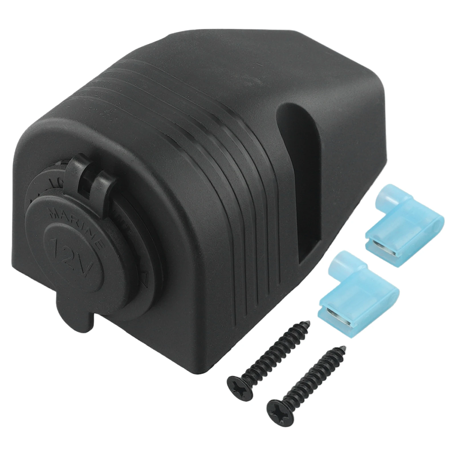 High Quality Practical Garden Indoor Office Outdoor Power Socket Power Plug Waterproof 1 Pc Black Dustproof Plastic